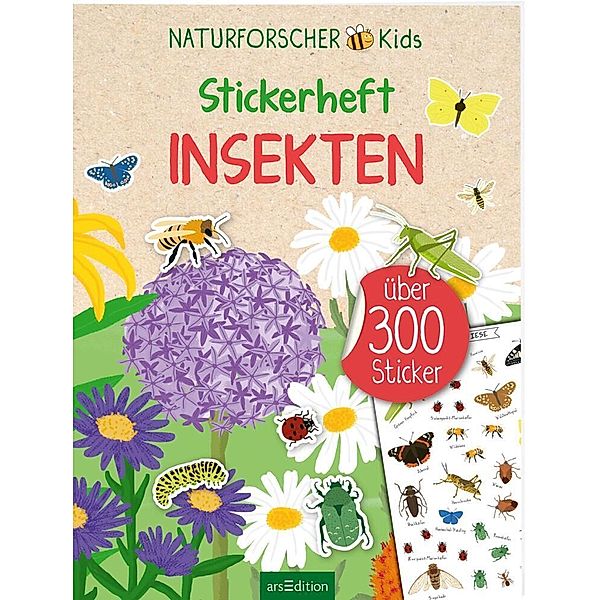 Naturforscher-Kids - Stickerheft Insekten