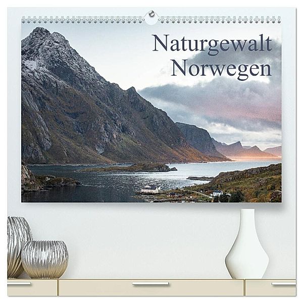 Naturgewalt Norwegen (hochwertiger Premium Wandkalender 2024 DIN A2 quer), Kunstdruck in Hochglanz, Moritz van de Loo; Marco Gröne