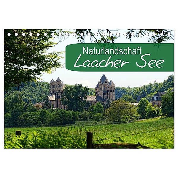 Naturlandschaft Laacher See (Tischkalender 2024 DIN A5 quer), CALVENDO Monatskalender, Anja Frost
