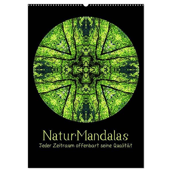 NaturMandalas - Jeder Zeitraum offenbart seine Qualität (Wandkalender 2024 DIN A2 hoch), CALVENDO Monatskalender, OylesArt