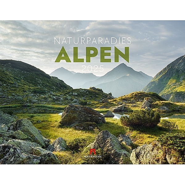Naturparadies Alpen Kalender 2025, Ackermann Kunstverlag