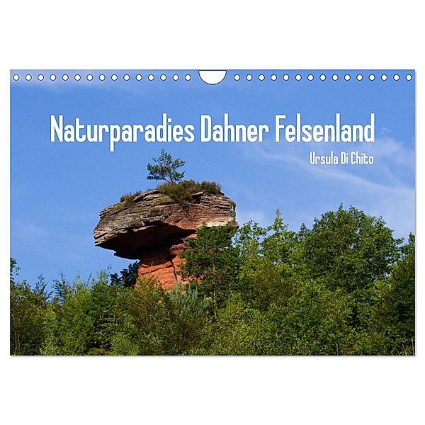 Naturparadies Dahner Felsenland (Wandkalender 2024 DIN A4 quer), CALVENDO Monatskalender, Ursula Di Chito