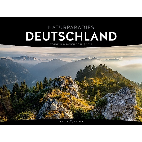 Naturparadies Deutschland - Signature Kalender 2025, Cornelia und Ramon Dörr, Ackermann Kunstverlag