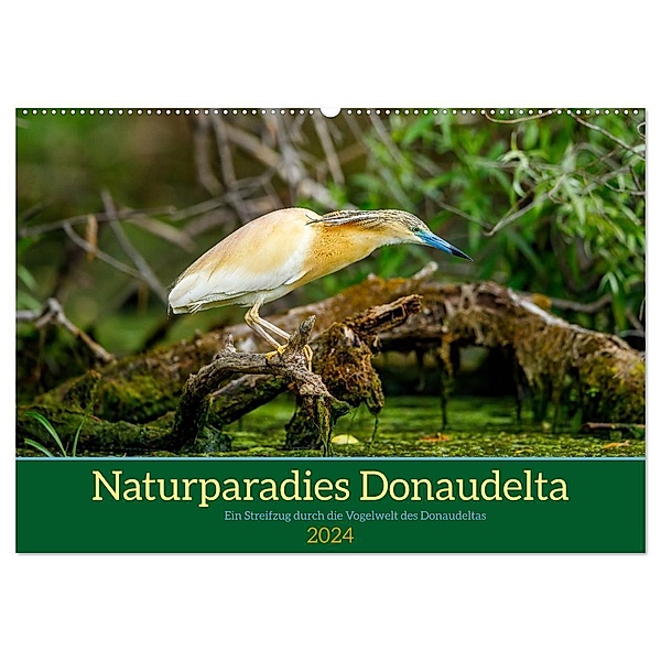 Naturparadies Donaudelta (Wandkalender 2024 DIN A2 quer), CALVENDO Monatskalender, Roland Brack