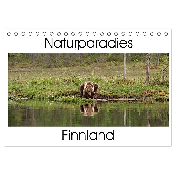 Naturparadies Finnland (Tischkalender 2024 DIN A5 quer), CALVENDO Monatskalender, Marion Maurer