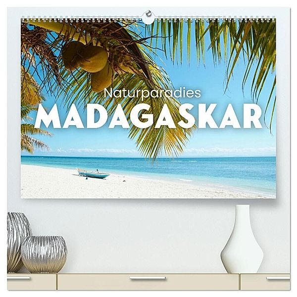 Naturparadies Madagaskar (hochwertiger Premium Wandkalender 2025 DIN A2 quer), Kunstdruck in Hochglanz, Calvendo, SF