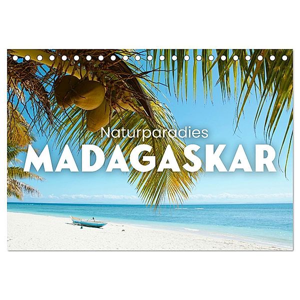 Naturparadies Madagaskar (Tischkalender 2024 DIN A5 quer), CALVENDO Monatskalender, SF