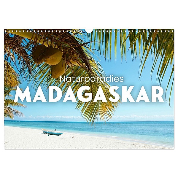 Naturparadies Madagaskar (Wandkalender 2024 DIN A3 quer), CALVENDO Monatskalender, SF