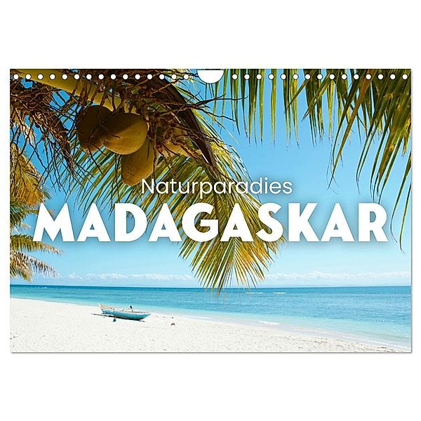 Naturparadies Madagaskar (Wandkalender 2024 DIN A4 quer), CALVENDO Monatskalender, SF