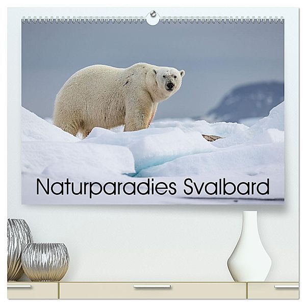 Naturparadies Svalbard (hochwertiger Premium Wandkalender 2024 DIN A2 quer), Kunstdruck in Hochglanz, David Oberholzer - www.davidoberholzer.ch
