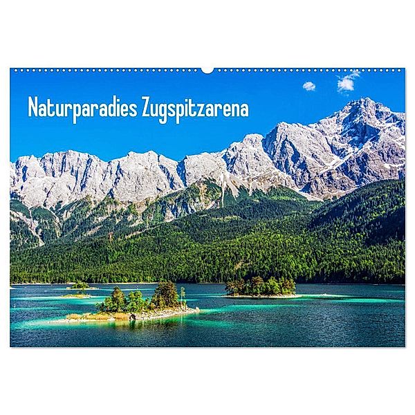 Naturparadies Zugspitzarena (Wandkalender 2024 DIN A2 quer), CALVENDO Monatskalender, Sascha Ferrari