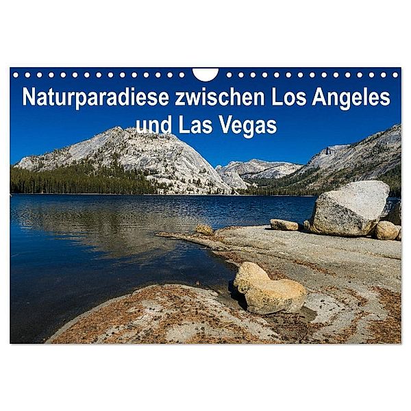 Naturparadiese zwischen Los Angeles und Las Vegas (Wandkalender 2024 DIN A4 quer), CALVENDO Monatskalender, Rolf Hitzbleck