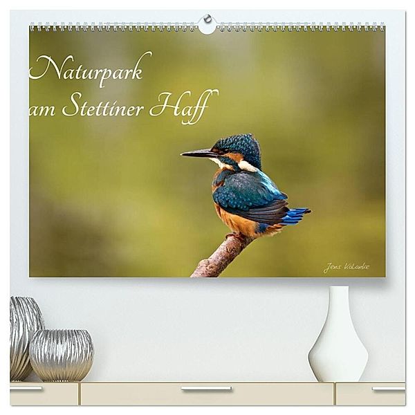 Naturpark am Stettiner Haff (hochwertiger Premium Wandkalender 2024 DIN A2 quer), Kunstdruck in Hochglanz, Jens Kalanke