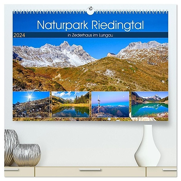 Naturpark Riedingtal (hochwertiger Premium Wandkalender 2024 DIN A2 quer), Kunstdruck in Hochglanz, Christa Kramer