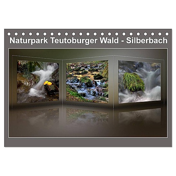 Naturpark Teutoburger Wald - Silberbach (Tischkalender 2024 DIN A5 quer), CALVENDO Monatskalender, Ernst Hobscheidt