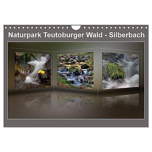 Naturpark Teutoburger Wald - Silberbach (Wandkalender 2024 DIN A4 quer), CALVENDO Monatskalender, Ernst Hobscheidt