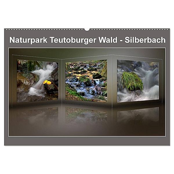 Naturpark Teutoburger Wald - Silberbach (Wandkalender 2024 DIN A2 quer), CALVENDO Monatskalender, Ernst Hobscheidt