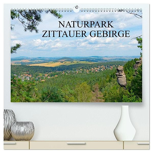 Naturpark Zittauer Gebirge (hochwertiger Premium Wandkalender 2024 DIN A2 quer), Kunstdruck in Hochglanz, Fotografin Renate