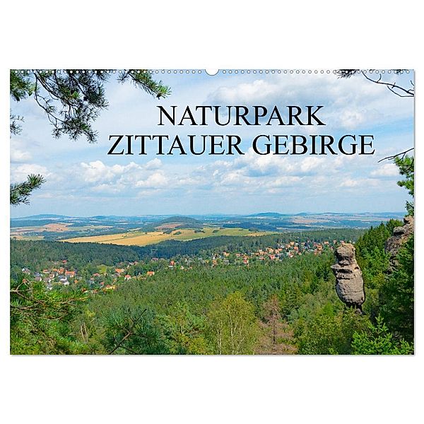 Naturpark Zittauer Gebirge (Wandkalender 2025 DIN A2 quer), CALVENDO Monatskalender, Calvendo, Fotografin Renate