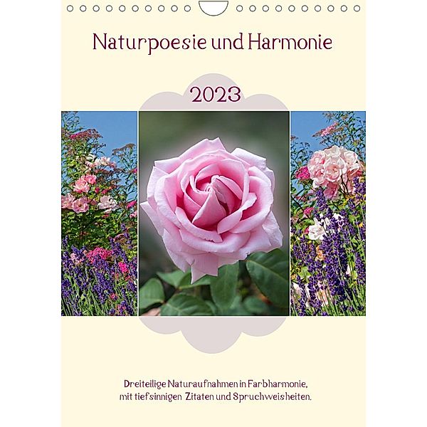 Naturpoesie und Harmonie 2023 (Wandkalender 2023 DIN A4 hoch), SusaZoom