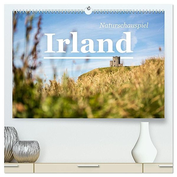 Naturschauspiel Irland (hochwertiger Premium Wandkalender 2024 DIN A2 quer), Kunstdruck in Hochglanz, Benjamin Lederer