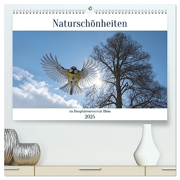 Naturschönheiten im Biosphärerenreservat Rhön (hochwertiger Premium Wandkalender 2025 DIN A2 quer), Kunstdruck in Hochglanz, Calvendo, Manfred Hempe