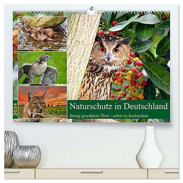 Naturschutz in Deutschland (hochwertiger Premium Wandkalender 2024 DIN A2 quer), Kunstdruck in Hochglanz, Claudia Kleemann