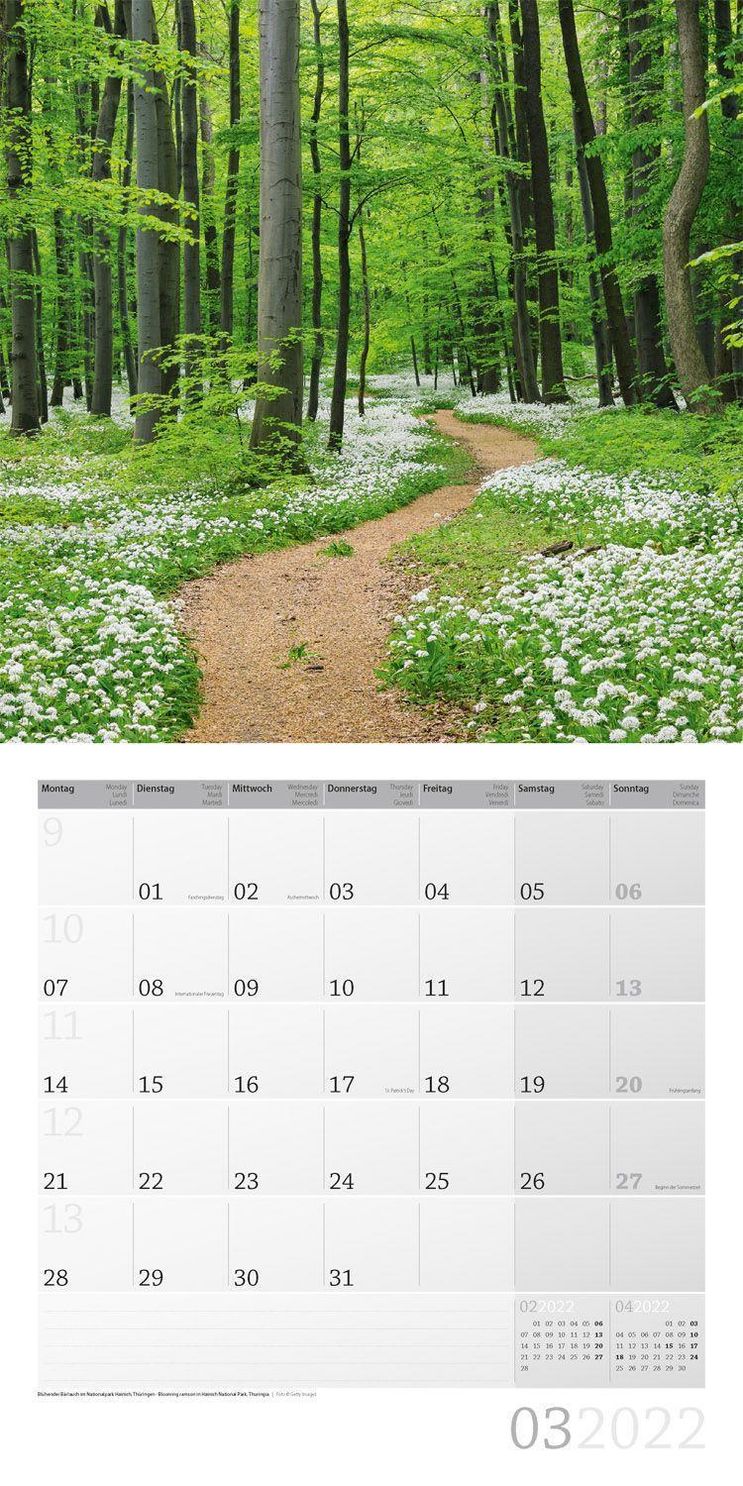 Naturwunder Deutschland Kalender 2022 - 30x30 - Kalender bestellen