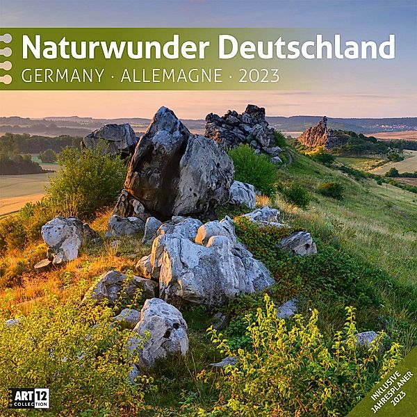 Naturwunder Deutschland Kalender 2023 - 30x30, Ackermann Kunstverlag