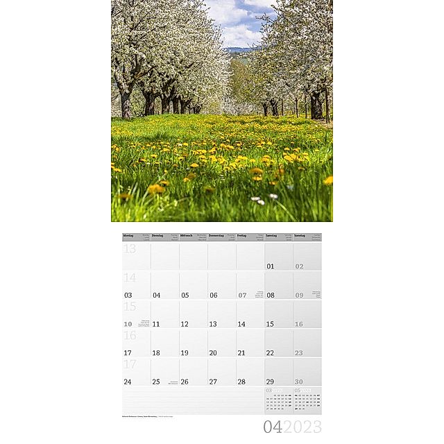 Naturwunder Deutschland Kalender 2023 - 30x30 online kaufen - Orbisana