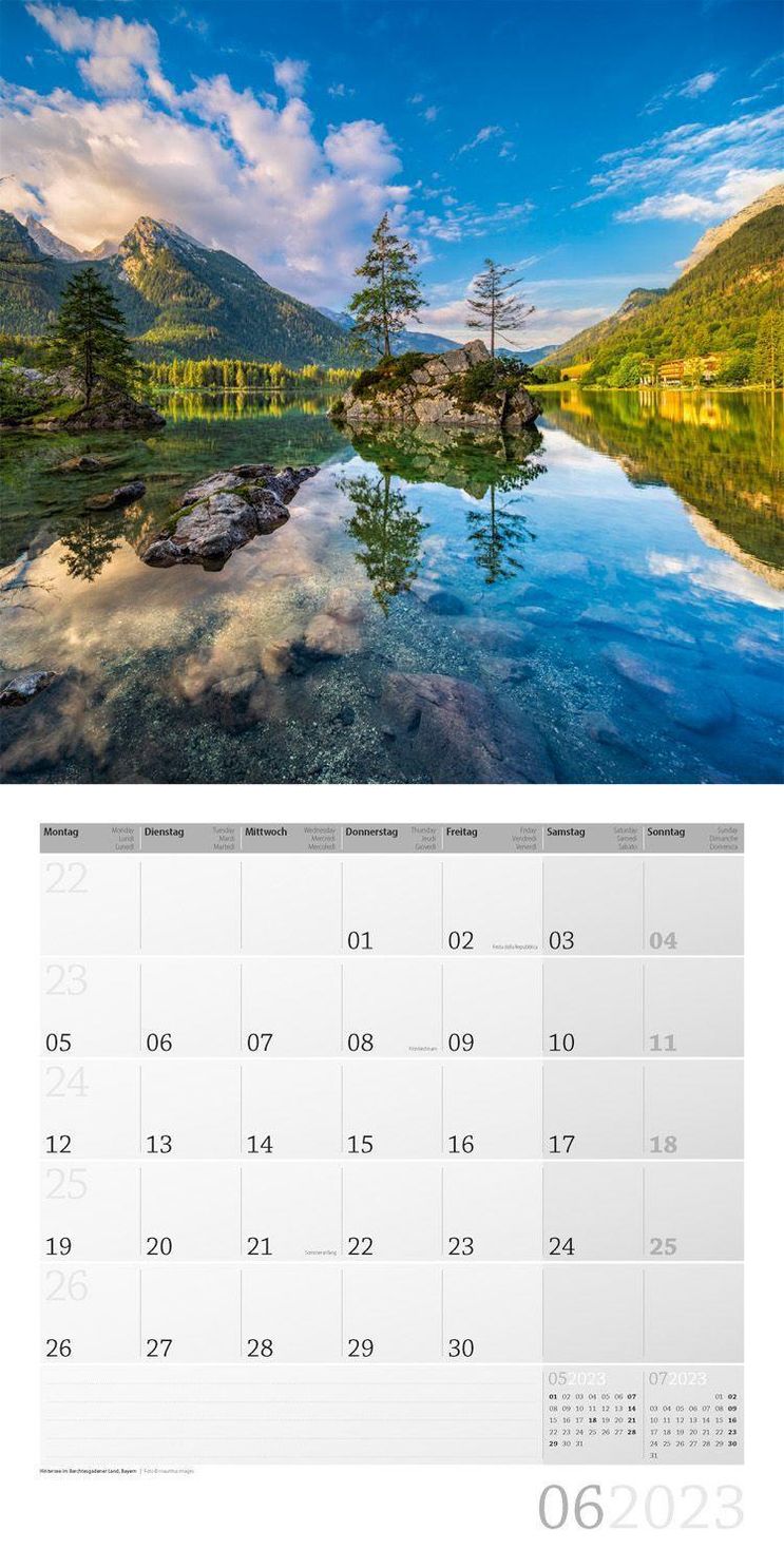 Naturwunder Deutschland Kalender 2023 - 30x30 - Kalender bestellen