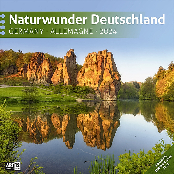 Naturwunder Deutschland Kalender 2024 - 30x30, Ackermann Kunstverlag