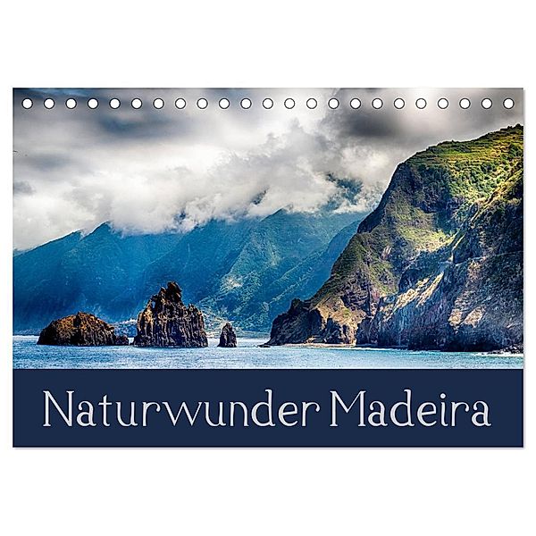 Naturwunder Madeira (Tischkalender 2024 DIN A5 quer), CALVENDO Monatskalender, Hans Werner Partes