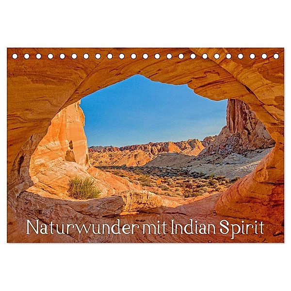 Naturwunder mit Indian Spirit (Tischkalender 2024 DIN A5 quer), CALVENDO Monatskalender, Rudolf Wegmann