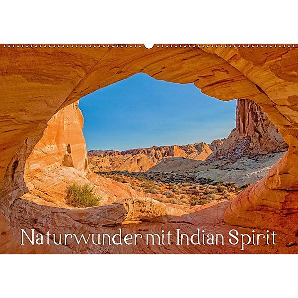 Naturwunder mit Indian Spirit (Wandkalender 2021 DIN A2 quer), Rudolf Wegmann