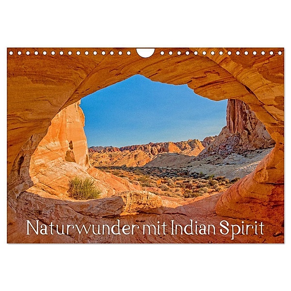 Naturwunder mit Indian Spirit (Wandkalender 2024 DIN A4 quer), CALVENDO Monatskalender, Rudolf Wegmann