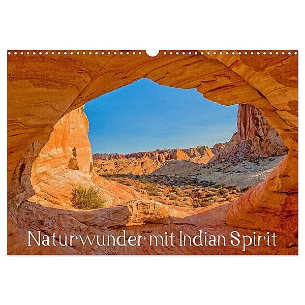 Naturwunder mit Indian Spirit (Wandkalender 2024 DIN A3 quer), CALVENDO Monatskalender, Rudolf Wegmann