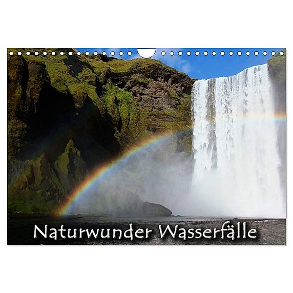 Naturwunder Wasserfälle (Wandkalender 2024 DIN A4 quer), CALVENDO Monatskalender, Christina Hein