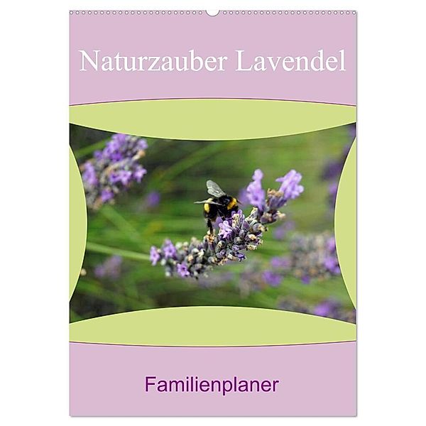 Naturzauber Lavendel - Familienplaner (Wandkalender 2024 DIN A2 hoch), CALVENDO Monatskalender, Babett Paul - Babett's Bildergalerie
