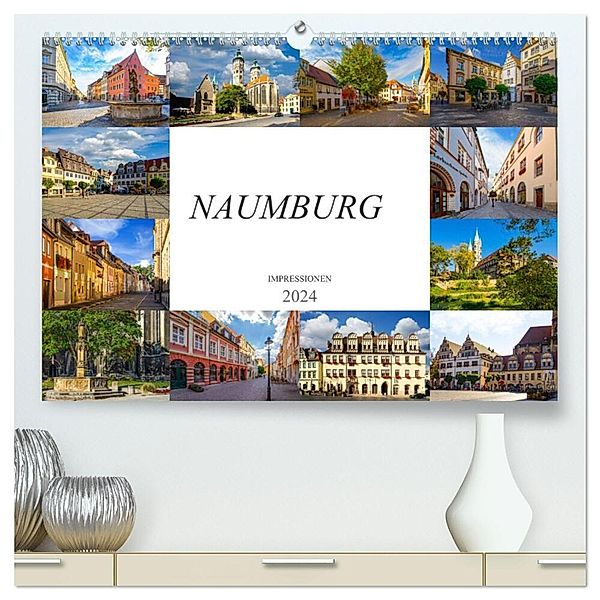 Naumburg Impressionen (hochwertiger Premium Wandkalender 2024 DIN A2 quer), Kunstdruck in Hochglanz, Dirk Meutzner