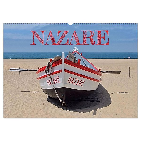 Nazare (Wandkalender 2025 DIN A2 quer), CALVENDO Monatskalender, Calvendo, insideportugal