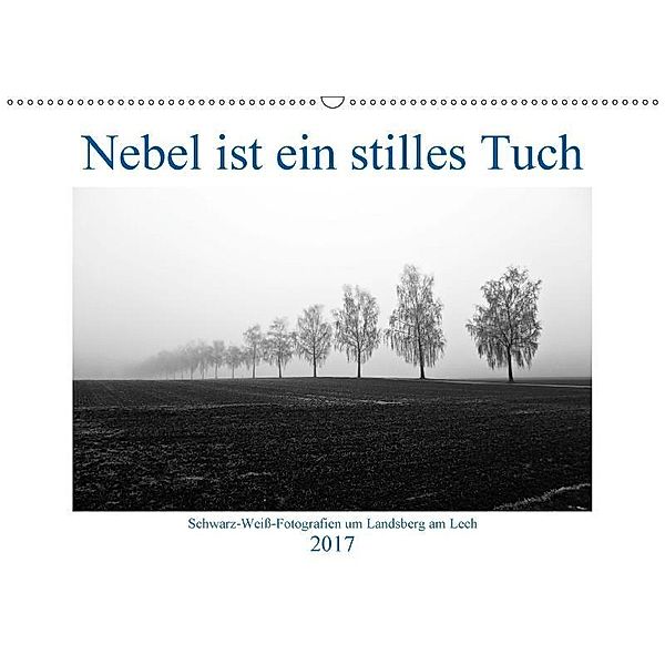 Nebel ist ein stilles Tuch - um Landsberg am Lech (Wandkalender 2017 DIN A2 quer), Martina Marten