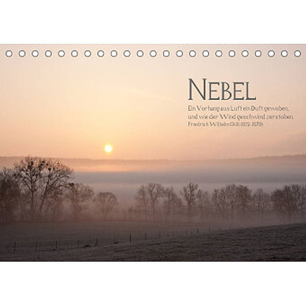 NEBEL (Tischkalender 2022 DIN A5 quer), Heiko Kapeller