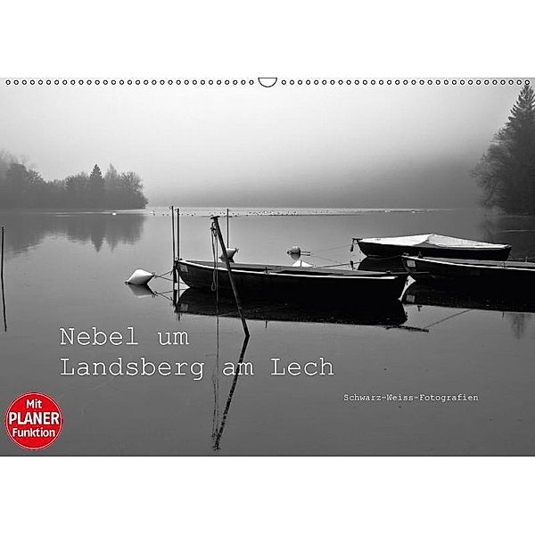 Nebel um Landsberg am Lech (Wandkalender 2017 DIN A2 quer), Martina Marten