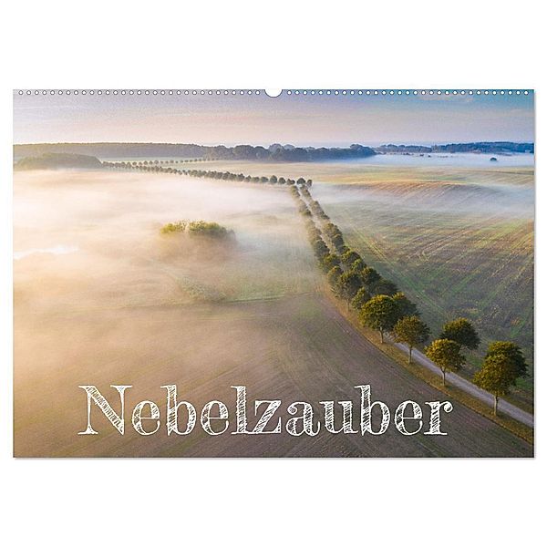 Nebelzauber (Wandkalender 2024 DIN A2 quer), CALVENDO Monatskalender, Peter Schürholz