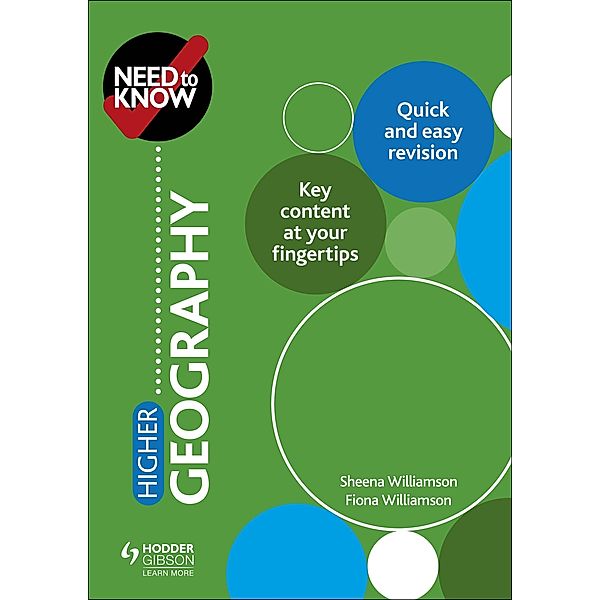 Need to Know: Higher Geography, Sheena Williamson, Fiona Williamson