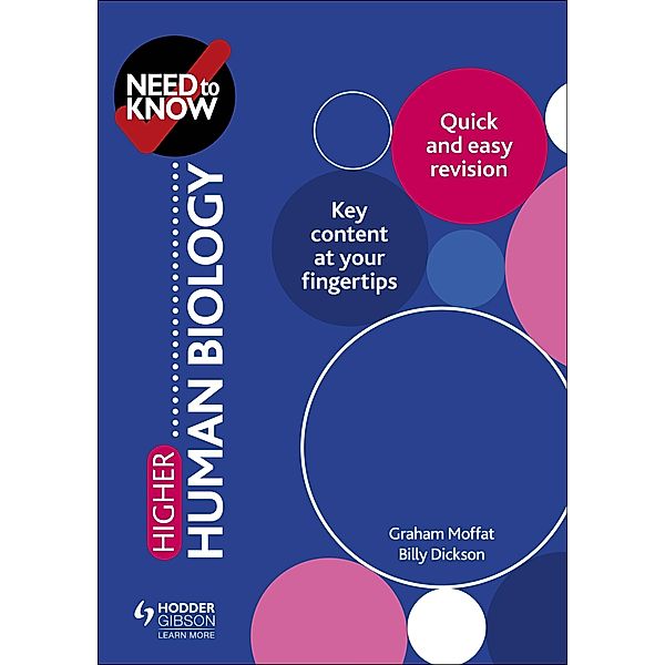 Need to Know: Higher Human Biology, Graham Moffat, Billy Dickson