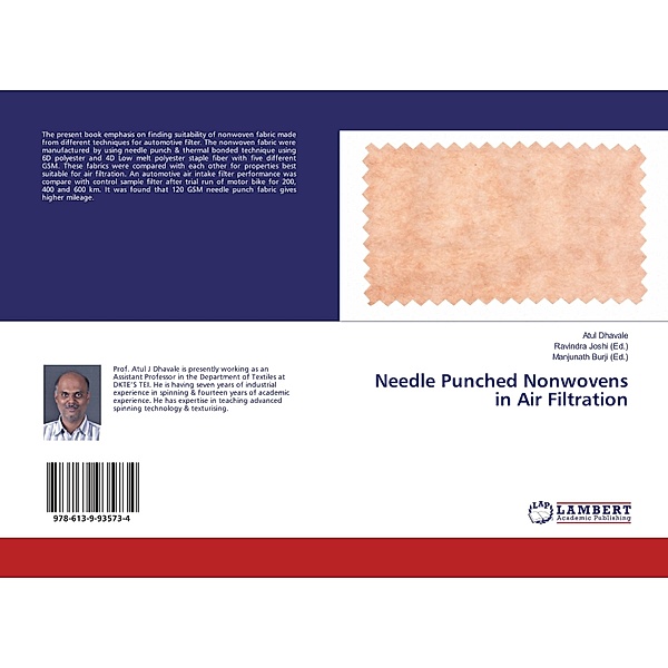 Needle Punched Nonwovens in Air Filtration, Atul Dhavale
