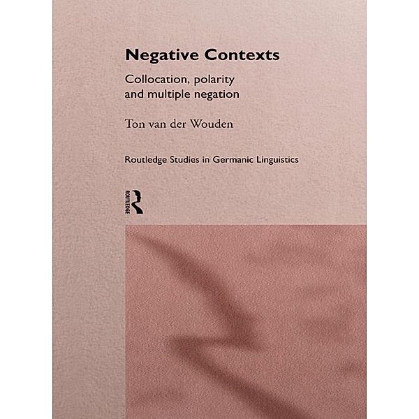 Negative Contexts, Ton van der Wouden