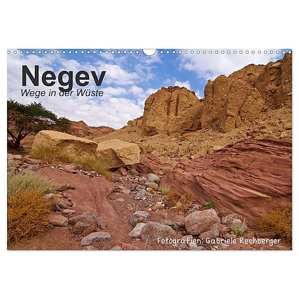 NEGEV Wege in der Wüste (Wandkalender 2024 DIN A3 quer), CALVENDO Monatskalender, Gabriele Rechberger